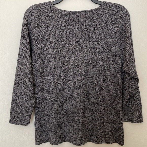 Valerie Stevens Silk Blend 3/4 Sleeve Sweater - Picture 2 of 4